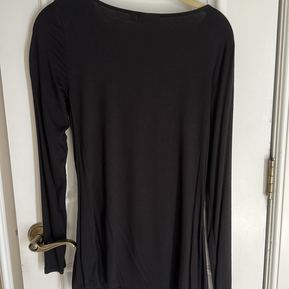 Apt 9 dropped neckline rayon blouse Size Medium - Picture 5 of 8